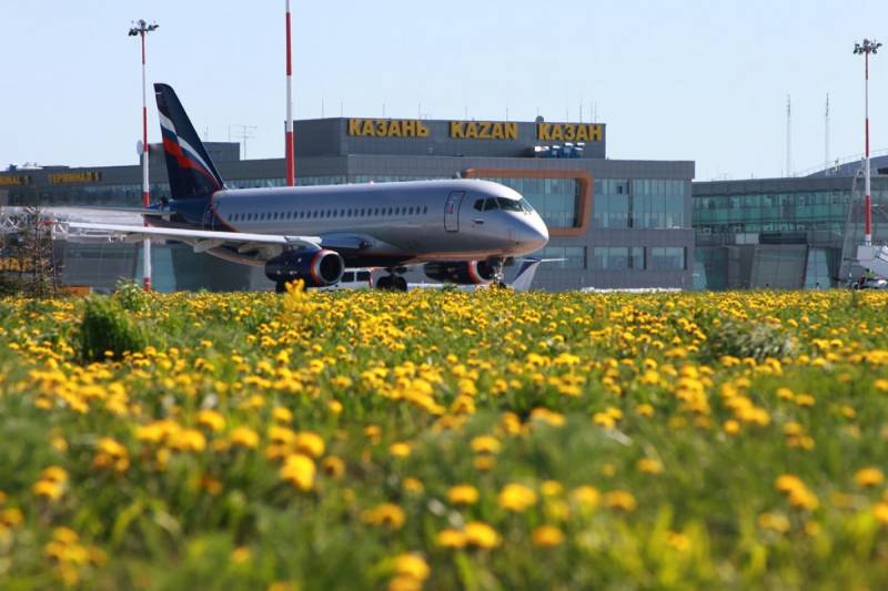 Kazan hava limanı uçuşları müvəqqəti dayandırıb