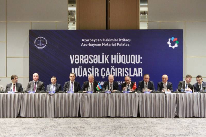 Bakıda “Vərəsəlik hüququ: Müasir çağırışlar” mövzusunda elmi-praktik konfrans keçirilib