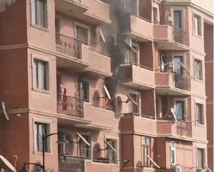 Bakıda yataqxana binasında YANĞIN