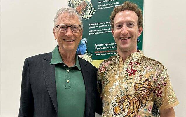 Bill Qeyts Hindistanda Markla GÖRÜŞDÜ - FOTO