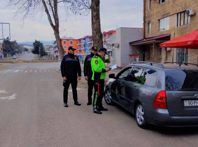 Xankəndidə yol polisi xidmətə başladı 