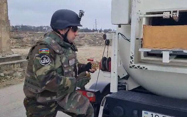 Xəzər rayonunda silah-sursat aşkarlandı - VİDEO