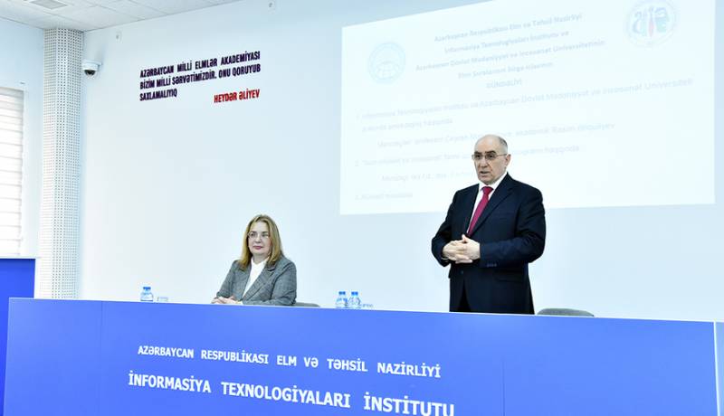 Mədəniyyət və incəsənət sahəsində süni intellektin tətbiqi və tədrisi məsələləri müzakirə olundu - FOTO