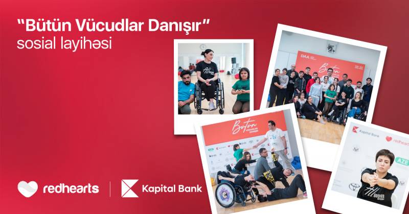 Qırmızı Ürəklər Fondunun dəstəyi ilə “Bütün Vücudlar Danışır” sosial layihəsi uğurla icra edilir