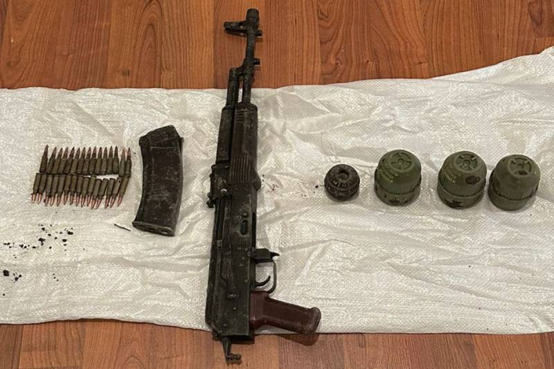 Oğuzda avtomat və qumbaralar aşkarlandı