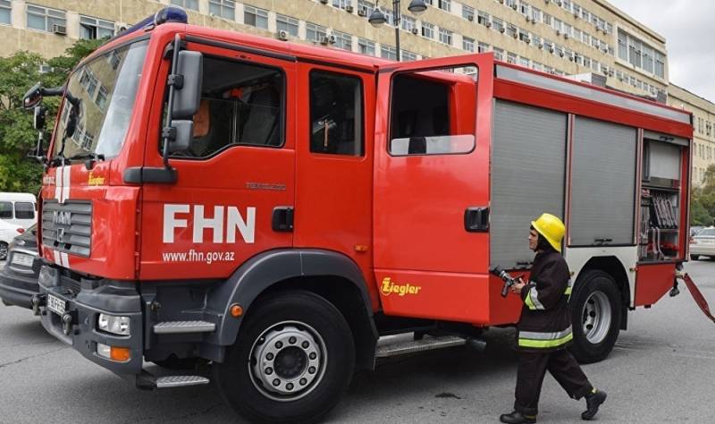 Bakıda hoteldəki yanğın söndürüldü