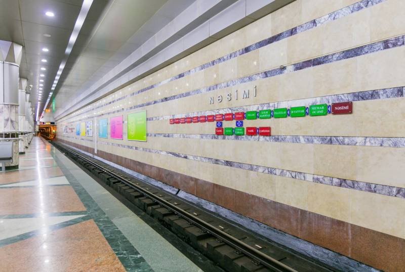 Metronun \"Nəsimi\" stansiyasında alışma oldu