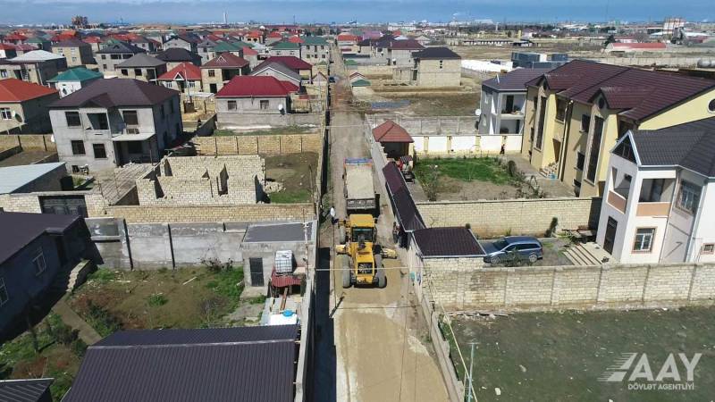 Sumqayıtda avtomobil yollarının təmirinə başlanıldı - VİDEO
