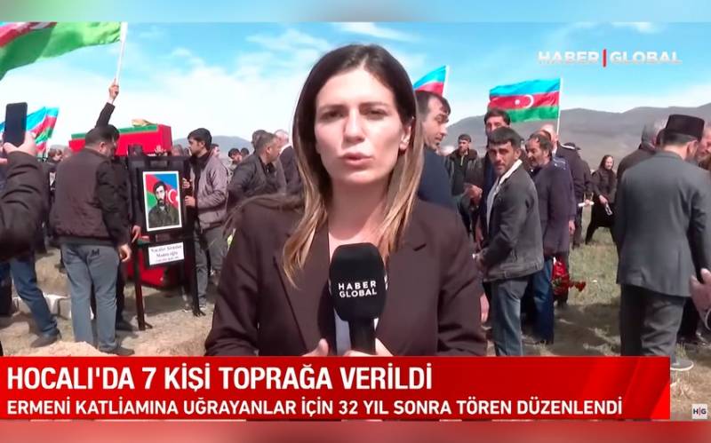 Xocalıda 32 il sonra dəfn mərasimi keçirildi - Haber Global (VİDEO)