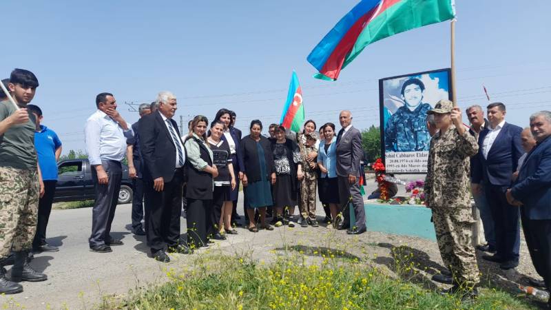 Şəhid Eldar Cabbarovun xatirəsi yad edildi - FOTO/VİDEO