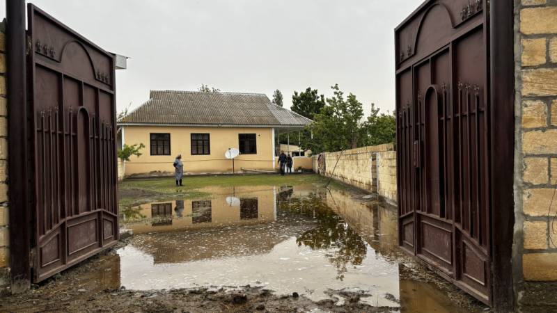 Yağışa görə kanallar istifadə olunmur - FOTO