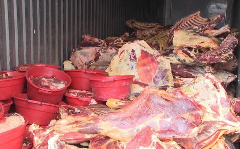 Ukraynadan Azərbaycana gətirilən 20 ton ət məhsulu yararsız çıxdı