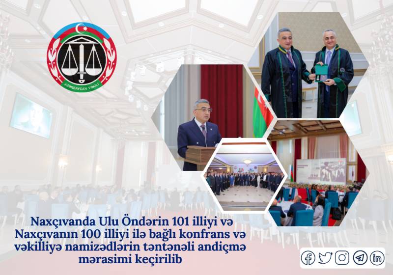 Naxçıvanda Ulu Öndərin 101 illiyi və Naxçıvanın 100 illiyi ilə bağlı konfrans keçirildi - FOTOLAR