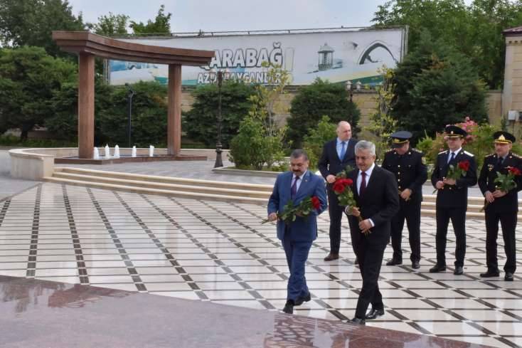 ​İmişlidə Ümummilli Lider Heydər Əliyevin anadan olmasının 101-ci ildönümü qeyd olundu - FOTOLAR