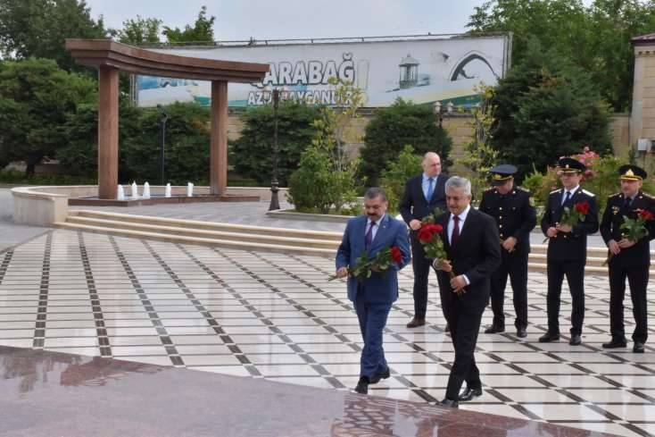 ​İmişlidə Ümummilli Lider Heydər Əliyevin anadan olmasının 101-ci ildönümü qeyd olundu - FOTOLAR