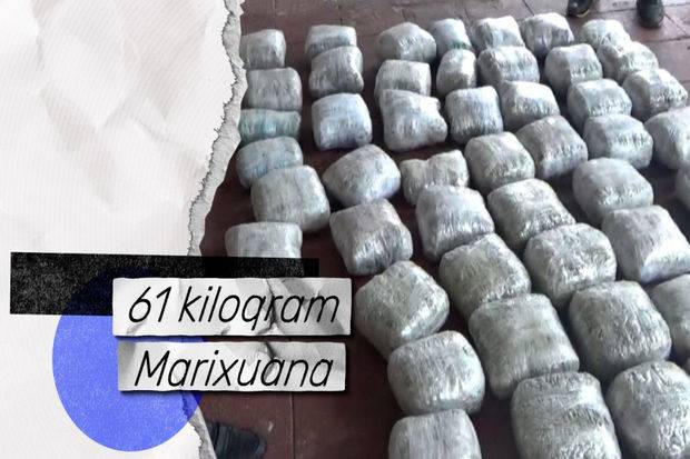 60 kiloqramdan çox narkotiki satmaq istəyən şəxslər saxlanıldılar - VİDEO