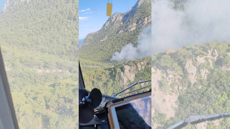 Türkiyədə meşə yanğını başlayıb 