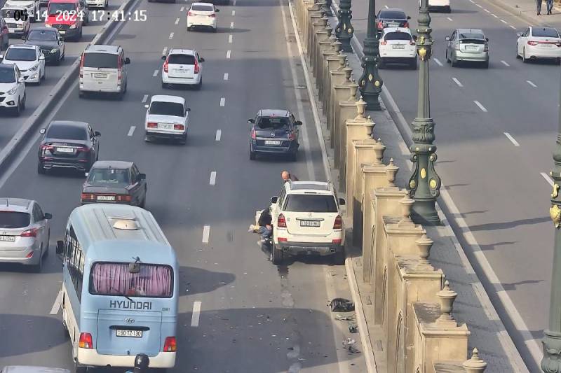 Heydər Əliyev prospektində qəza 