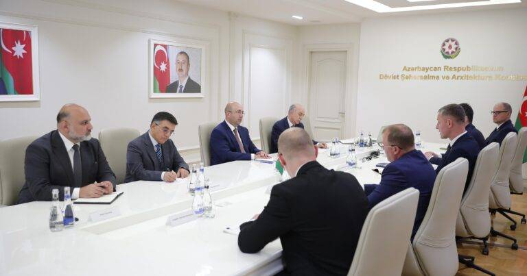Komitə sədri Anar Quliyev Belarusun arxitektura və tikinti naziri ilə işgüzar görüş keçirdi
