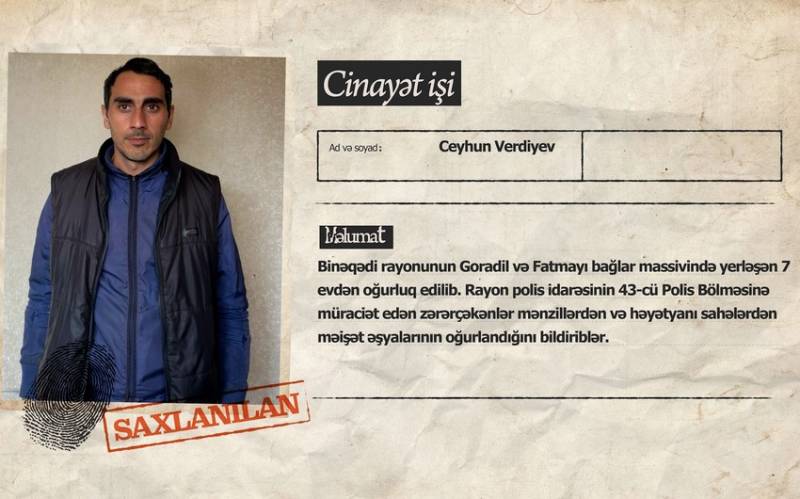 Bakıda usta işlədiyi evdən oğurluq etdi