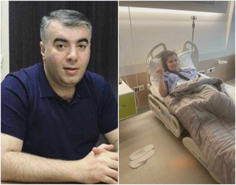 Rəşad Dağlının qızı əməliyyat olundu