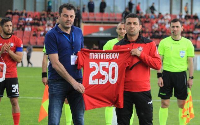 Asif Məmmədova 250 nömrəli forma təqdim olundu