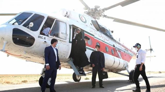 Rəisinin qəzaya uğrayan helikopterdə çəkilmiş son görüntüləri üzə çıxdı - VİDEO