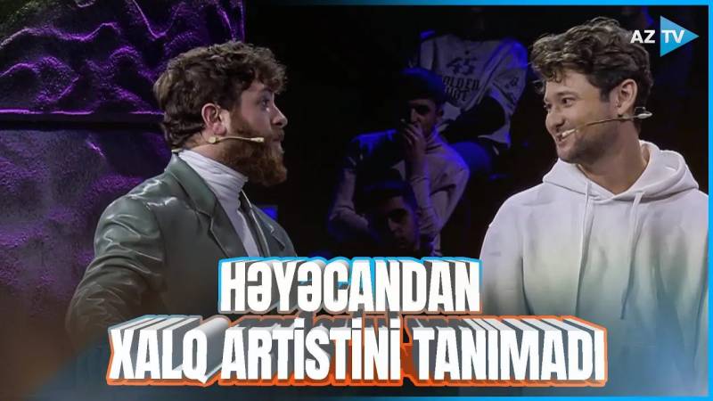 AzTV-də növbəti efir həyəcanı: “Avroviziya” iştirakçısı həyəcandan dostunun xalq artisti olan nənəsini tanımadı - VİDEO
