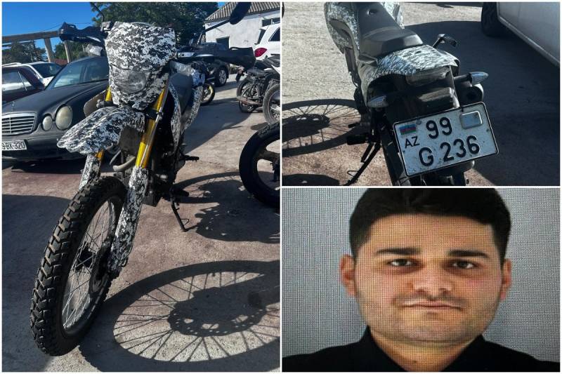 Bakıda motosikletlə avtoxuliqanlıq edən şəxs həbs edildi - FOTO