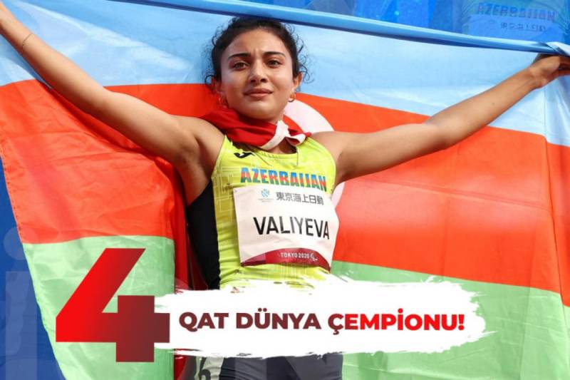 Azərbaycan paraatleti 4-cü dəfə dünya çempionu oldu