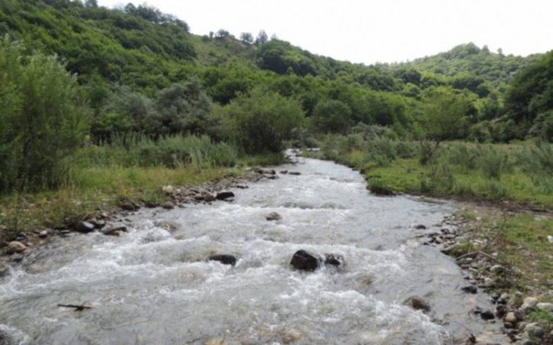 Ağstafada Həsənsu çayında suyun səviyyəsi artır