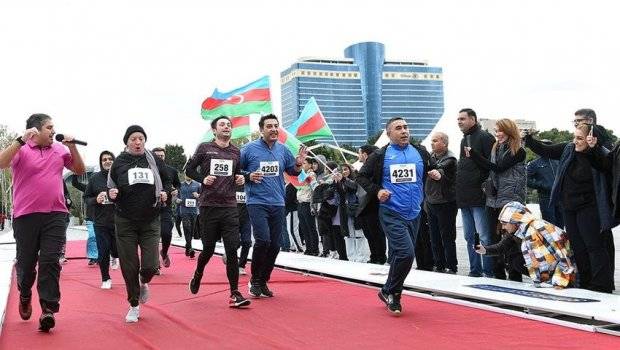 Dənizkənarı Milli Parkda təşkil olunan \"Qələbə qaçışı\"nın qalibləri mükafatlandırıldı
