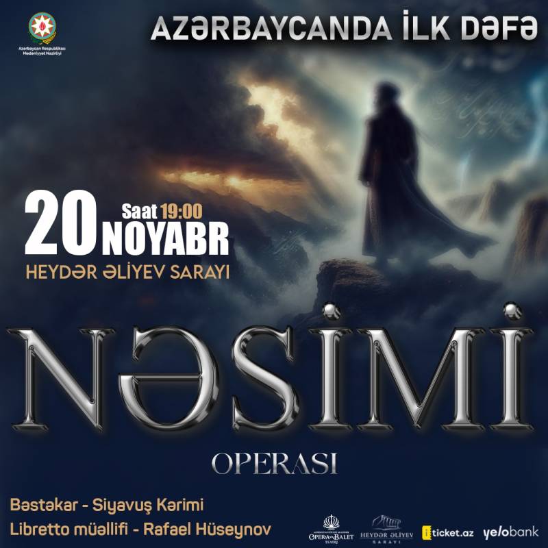Azərbaycanda ilk dəfə \"Nəsimi\" operası təqdim olunacaq