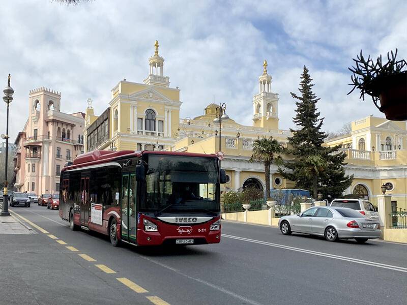 Bakıda bu marşrutun hərəkət istiqaməti dəyişdirilir