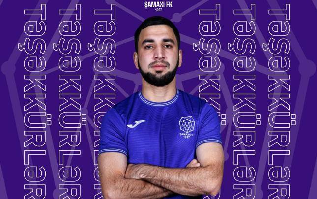 \"Şamaxı\" futbolçusu ilə yolları ayırdı