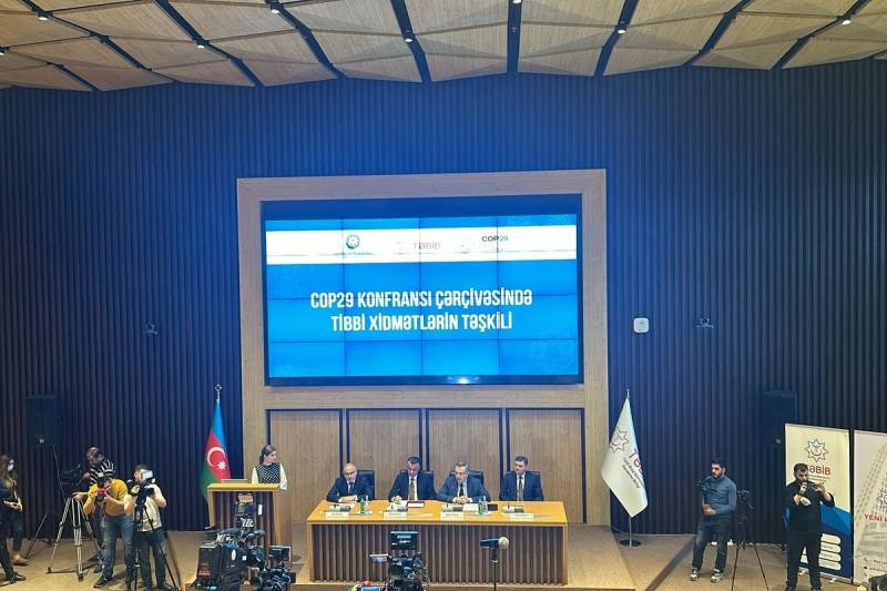 COP29 zamanı xəstə helikopterlə də daşına bilər 