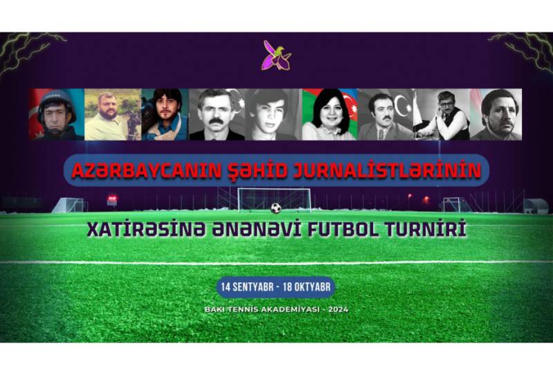 Şəhid jurnalistlərin xatirəsinə ənənəvi futbol turniri keçiriləcək 