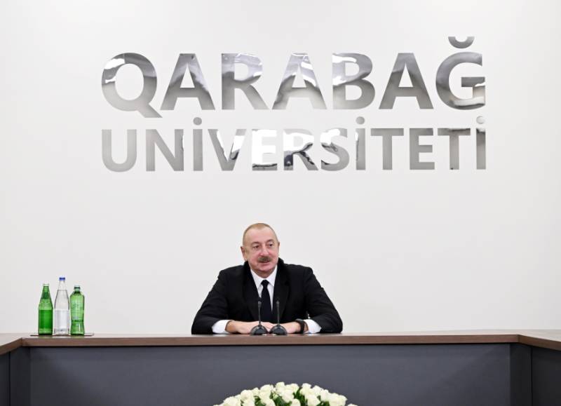 Prezident Qarabağ Universitetində çıxış etdi - VİDEO