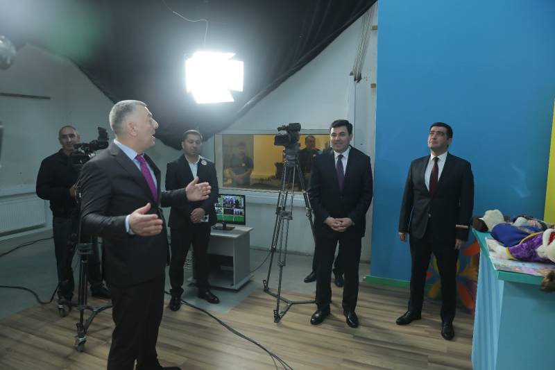 Xaçmazın icra başçısı \"ARB Günəş\" televiziyasında oldu - Fotolar