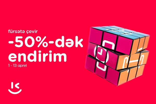 “Kontakt”da yeni fürsətlər – 50%-dək endirimlə al