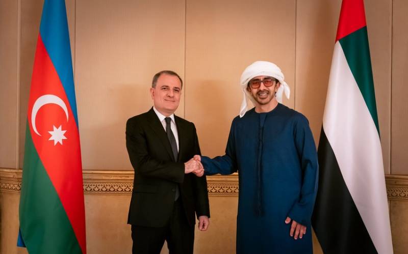 Ceyhun Bayramov Abdullah bin Zayed Əl Nəhyan ilə görüşdü 