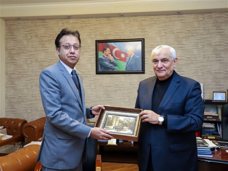 Pakistanın fövqəladə və səlahiyyətli səfiri ADU-nun qonağı oldu - FOTO