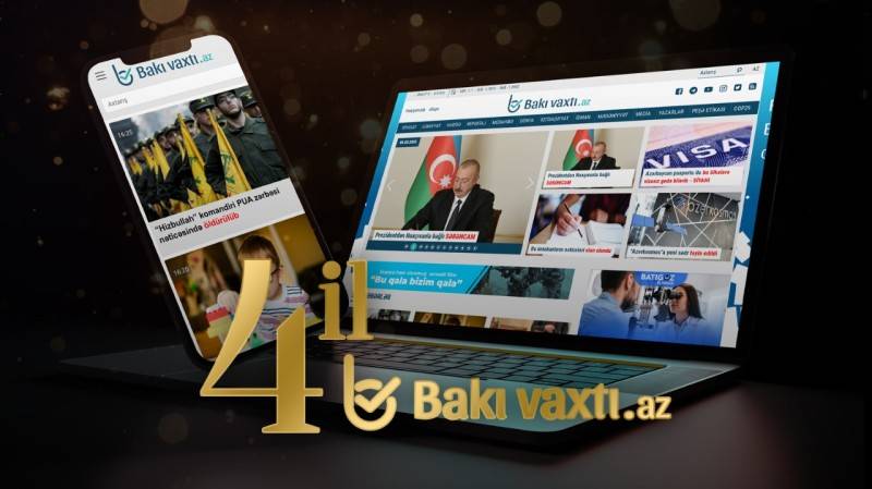 Bakıvaxtı.az-ın 4 yaşı tamam olur 