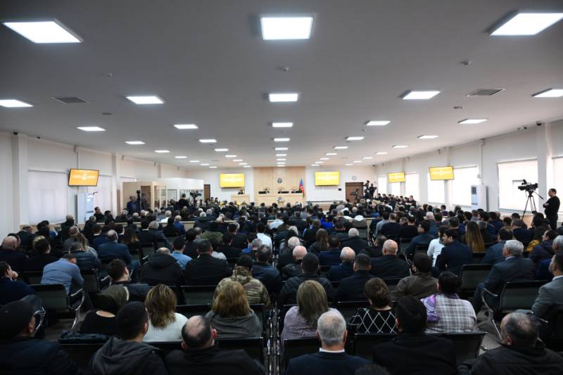 Erməniəsilli şəxslərin məhkəməsində sənədlərin tədqiqi mərhələsi başladı - Fotolar