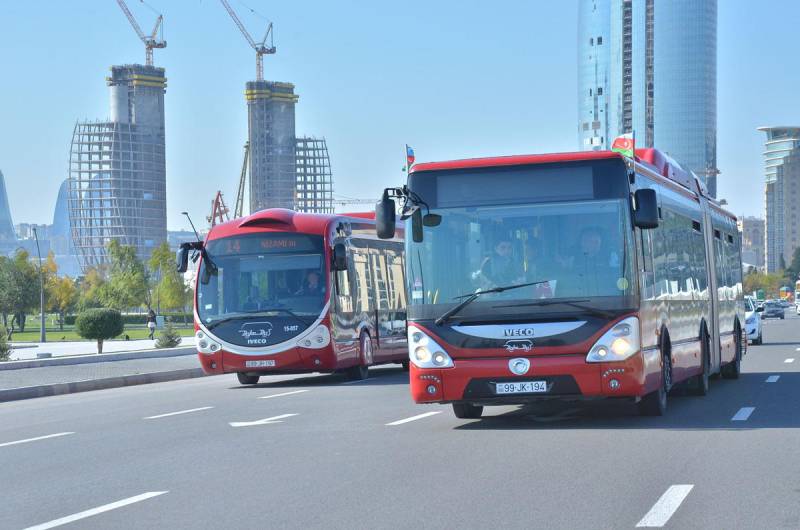 8 marşrut xəttinin fəaliyyəti bərpa edildi