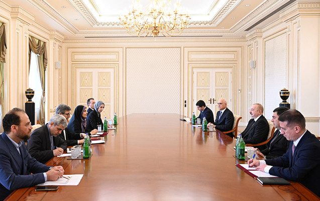 Prezident iranlı naziri qəbul etdi&nbsp;