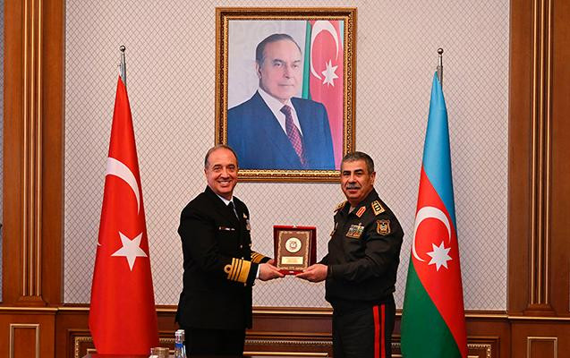 Zakir Həsənov Türkiyə HDQ komandanı ilə görüşdü - FOTO