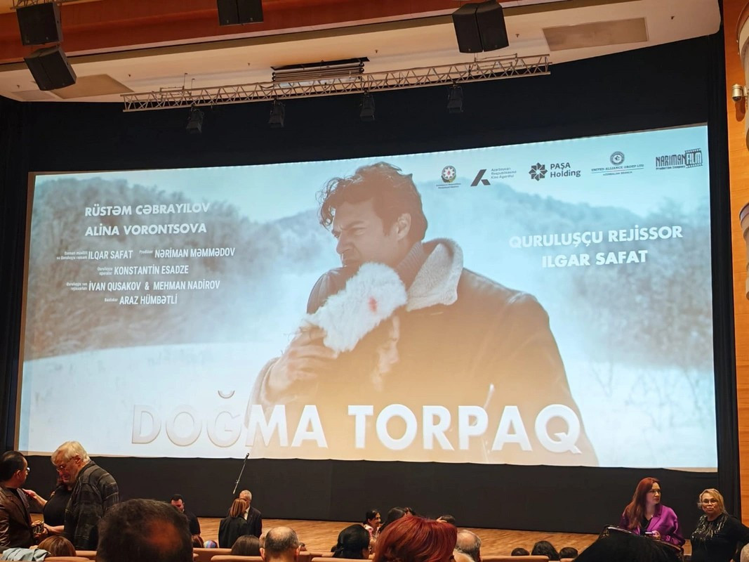 \"Doğma torpaq\" bədii filminin premyerası keçirildi - FOTOLAR