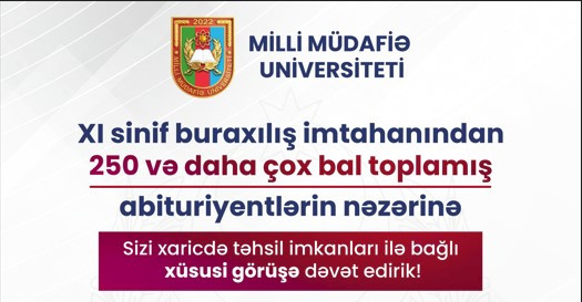 Milli Müdafiə Universteti Açıq Qapı Günü keçirir