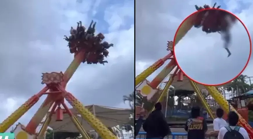 13 yaşlı uşaq&nbsp; yerə çırpıldı - Lunapark FACİƏSİ